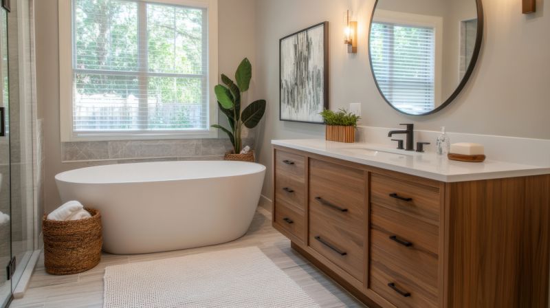 Bathroom with Freestanding Tub